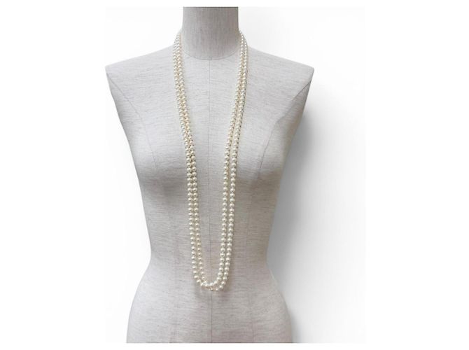 Tiffany & Co Collana avvolgente con perle Tiffany Ziegfeld Collection Bianco - vista 4