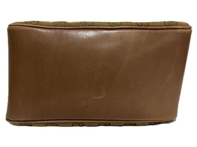 Borsa a Spalla Gucci GG Canvas Marrone - vista 3