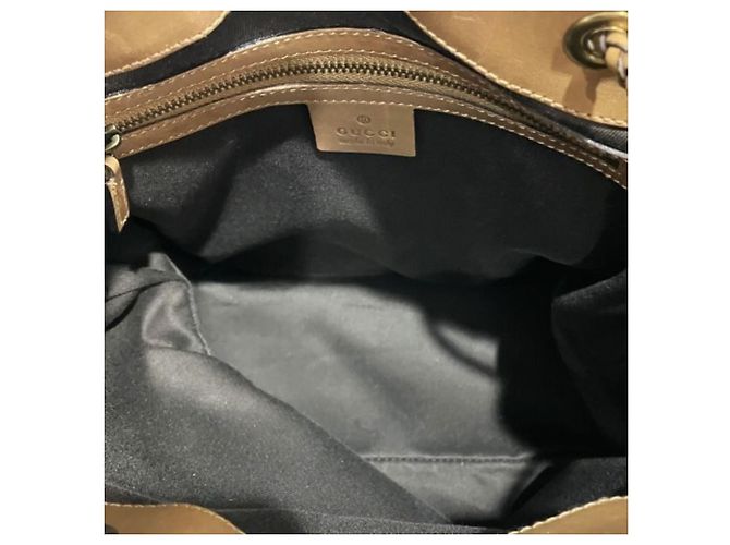 Borsa a Spalla Gucci GG Canvas Marrone - vista 6