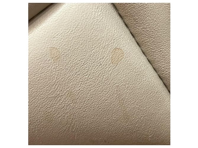 Gucci Canvas Leather Handbag Tote Bag White Beige - view 7