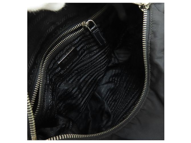 Borsa 2-Way in nylon nero di Prada - vista 5