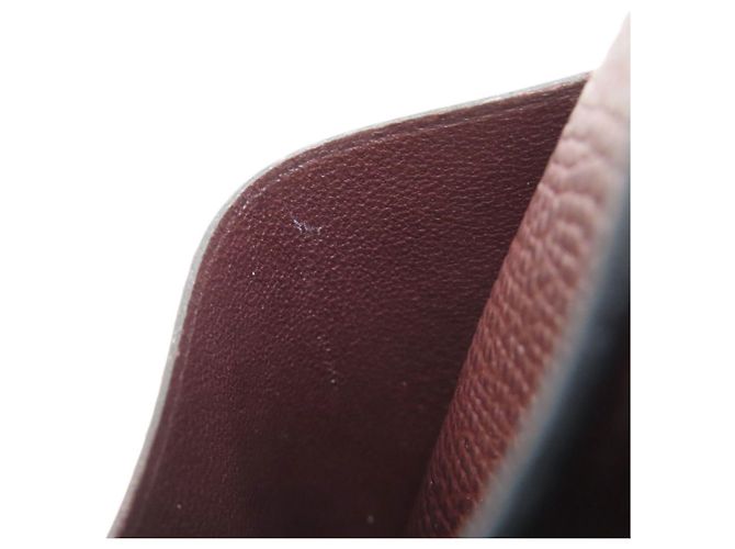Portafoglio bi-fold Hermès Bearn in pelle Epsom Bordeaux Bordò - vista 12