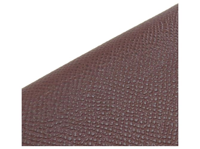 Portafoglio bi-fold Hermès Bearn in pelle Epsom Bordeaux Bordò - vista 15