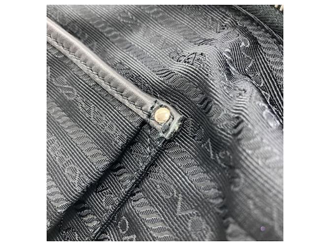 Borsa a mano in nylon nero Prada - vista 8