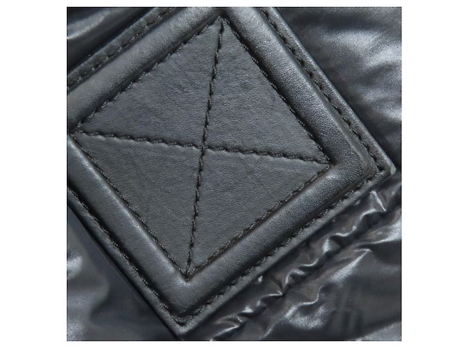 Borsa Tote Chanel Coco Cocoon in nylon nero - vista 12