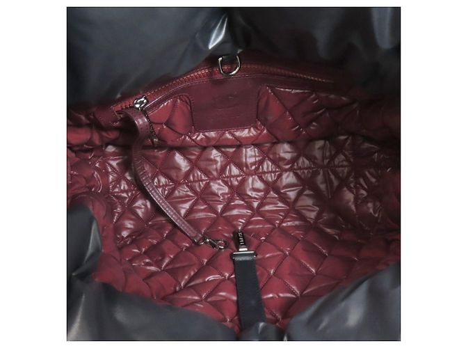 Borsa Tote Chanel Coco Cocoon in nylon nero - vista 5