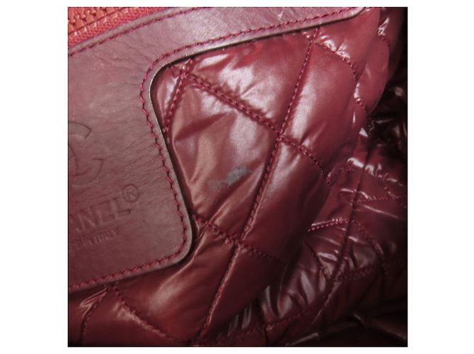 Borsa Tote Chanel Coco Cocoon in nylon nero - vista 8