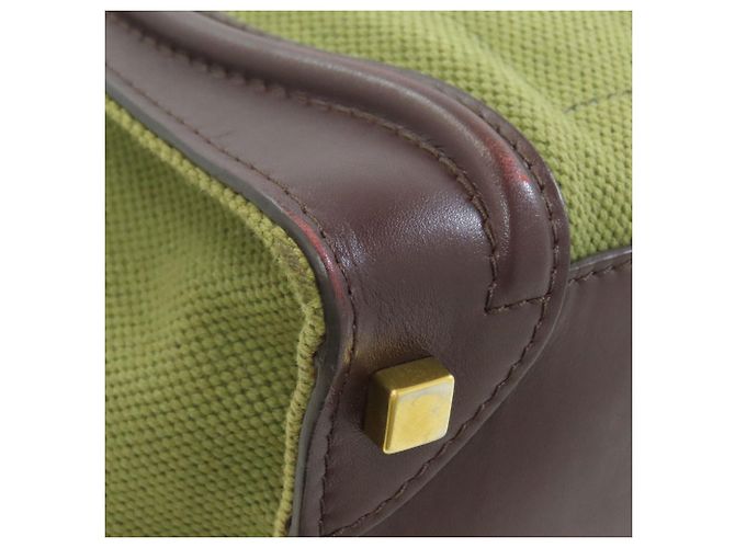 Céline Celine Luggage Micro Handbag Braun Khaki - Ansicht 21