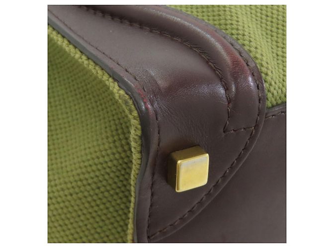 Céline Celine Luggage Micro Handbag Braun Khaki - Ansicht 23