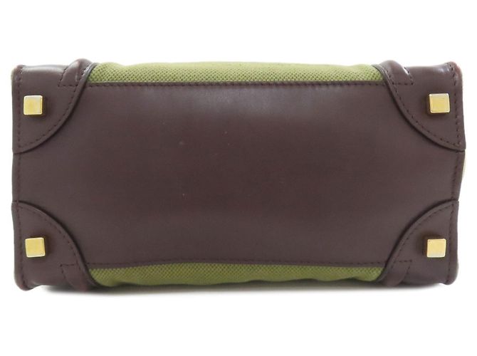 Céline Celine Luggage Micro Handbag Braun Khaki - Ansicht 4