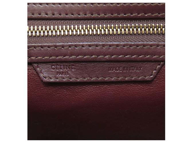 Céline Celine Luggage Micro Handbag Braun Khaki - Ansicht 6
