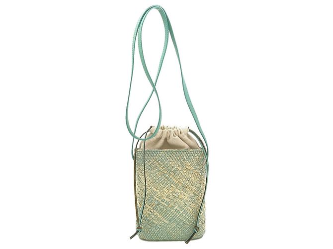 Borsa a Spalla Loewe Square Pocket Verde - vista 2
