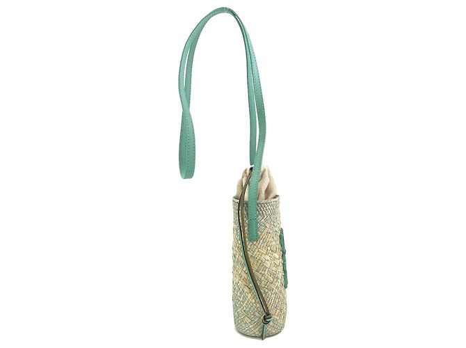 Borsa a Spalla Loewe Square Pocket Verde - vista 3