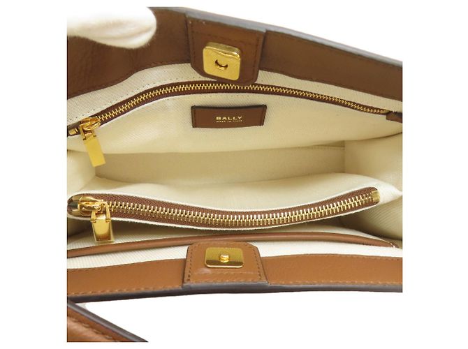 Borsa a tracolla Bally TRAPEZE Marrone - vista 5