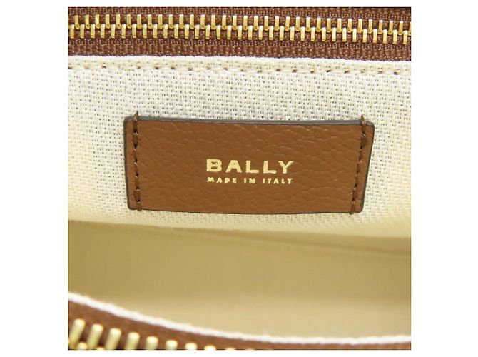 Borsa a tracolla Bally TRAPEZE Marrone - vista 6