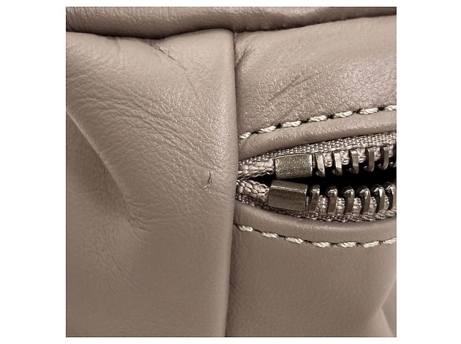 Borsa a mano in pelle Longchamp Le Pliage Extra da donna Marrone - vista 12