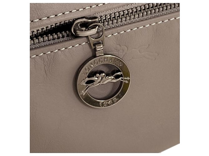 Borsa a mano in pelle Longchamp Le Pliage Extra da donna Marrone - vista 14