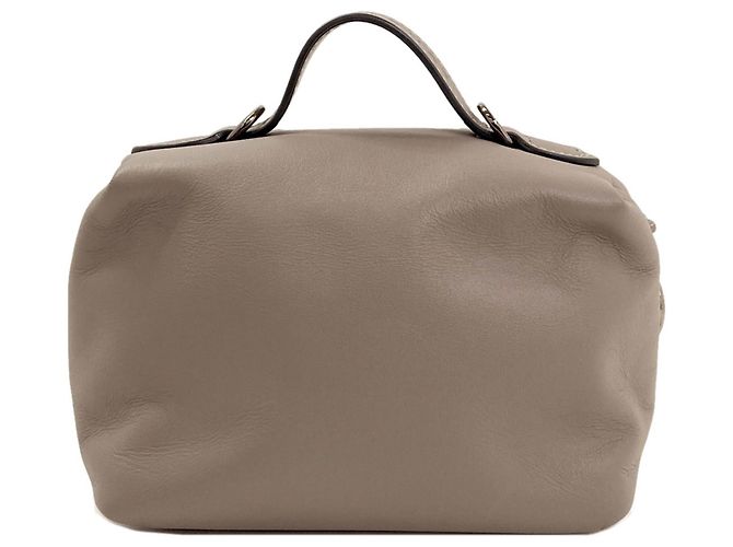 Borsa a mano in pelle Longchamp Le Pliage Extra da donna Marrone - vista 2