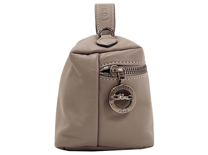 Borsa a mano in pelle Longchamp Le Pliage Extra da donna Marrone - vista 3