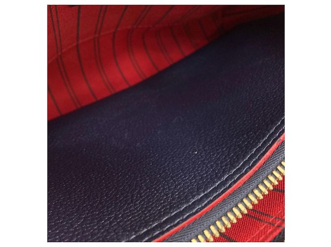 Borsa Louis Vuitton M42747 Montaigne BB Rosso - vista 10