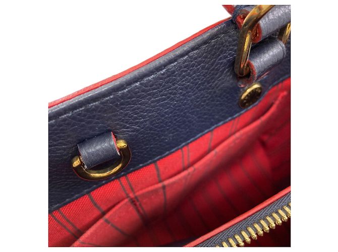 Borsa Louis Vuitton M42747 Montaigne BB Rosso - vista 11