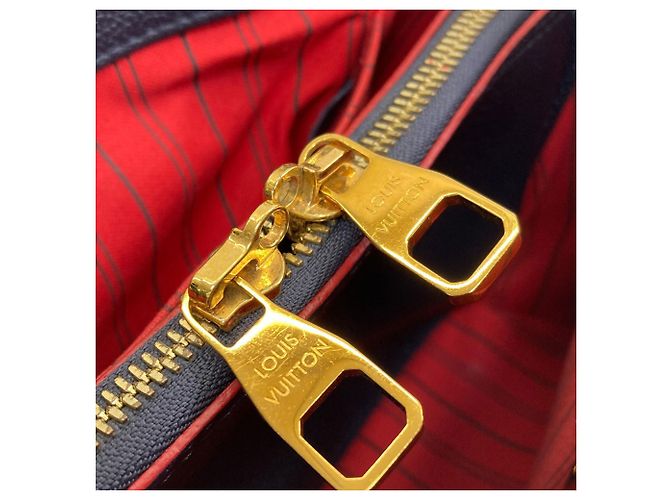 Borsa Louis Vuitton M42747 Montaigne BB Rosso - vista 12