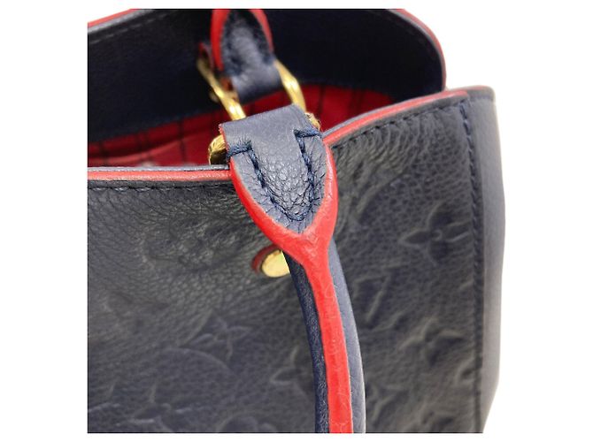 Borsa Louis Vuitton M42747 Montaigne BB Rosso - vista 19