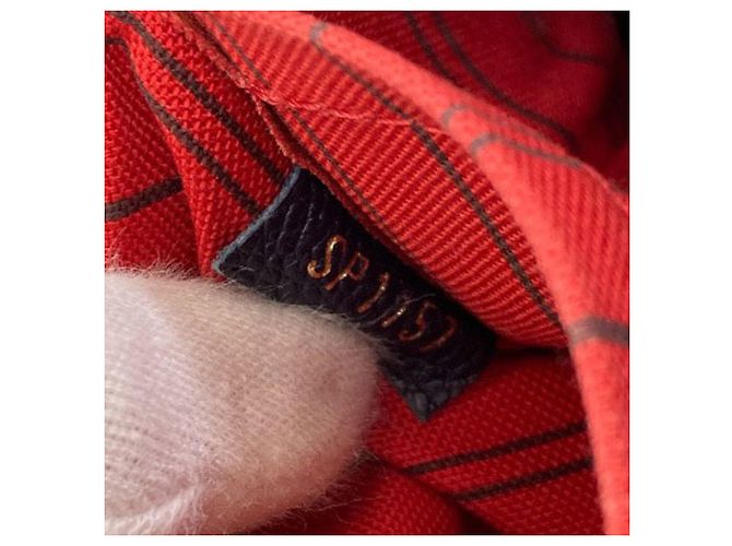 Borsa Louis Vuitton M42747 Montaigne BB Rosso - vista 7