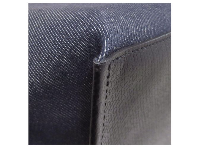 Bolso de compras Longchamp Essential Azul marino - vista 18