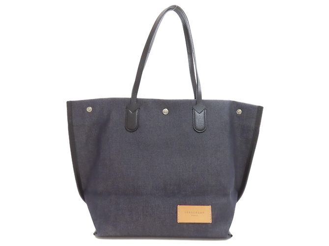 Bolso de compras Longchamp Essential Azul marino - vista 2