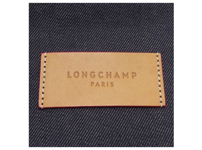 Bolso de compras Longchamp Essential Azul marino - vista 9