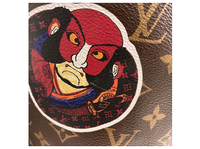 Louis Vuitton Neverfull MM Kansai Yamamoto Kollaboration Tragetasche Monogramm - Ansicht 14