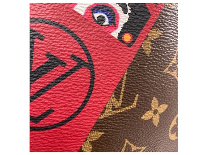 Louis Vuitton Neverfull MM Kansai Yamamoto Kollaboration Tragetasche Monogramm - Ansicht 16