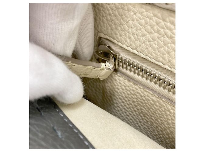 Borsa a 2 vie Fendi Peekaboo Medium Selleria Marrone - vista 12
