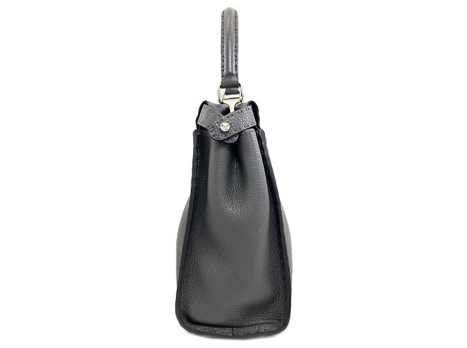 Borsa a 2 vie Fendi Peekaboo Medium Selleria Marrone - vista 3