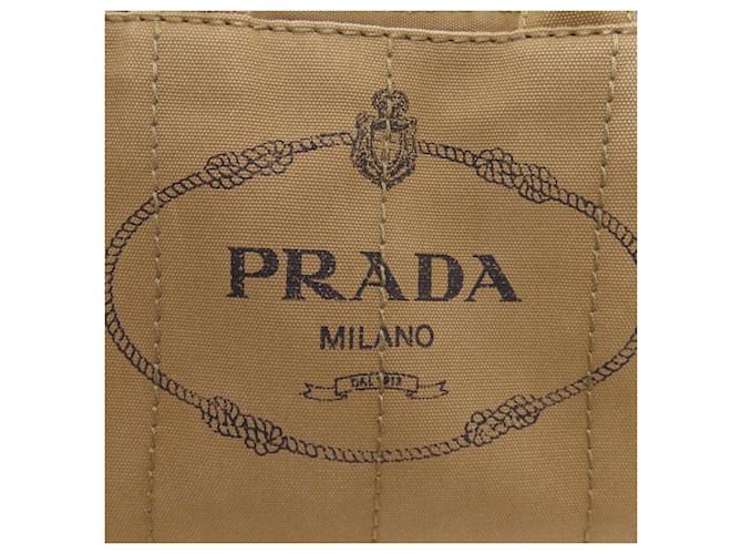 Borsa 2-Way Prada Canapa Mini Marrone - vista 10