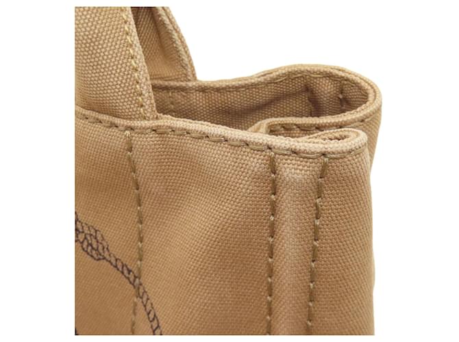 Borsa 2-Way Prada Canapa Mini Marrone - vista 18