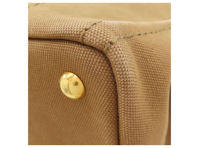 Borsa 2-Way Prada Canapa Mini Marrone - vista 27