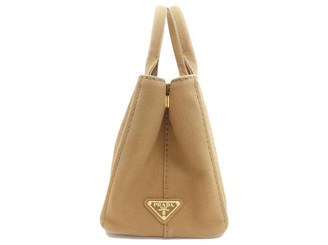 Borsa 2-Way Prada Canapa Mini Marrone - vista 3