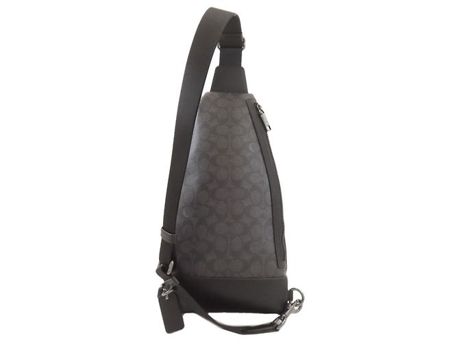 Borsa a tracolla Coach CY801 Dominique Signature Nero - vista 2