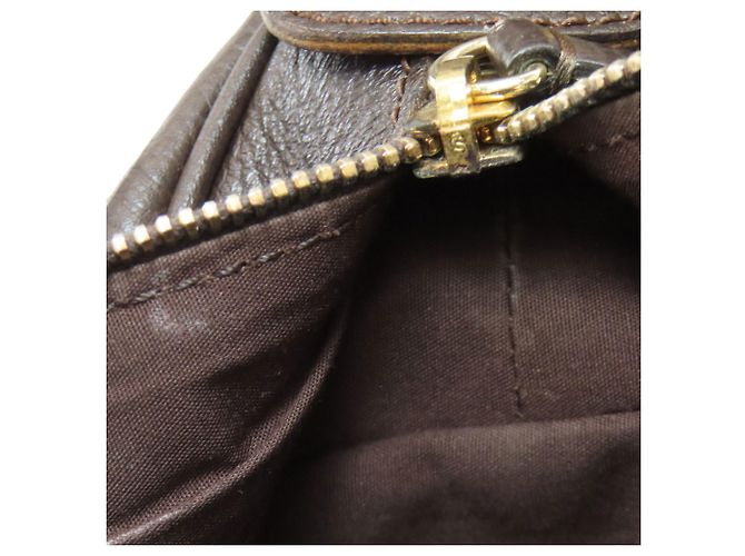Borsa a mano in pelle con logo Tod's Marrone scuro - vista 9