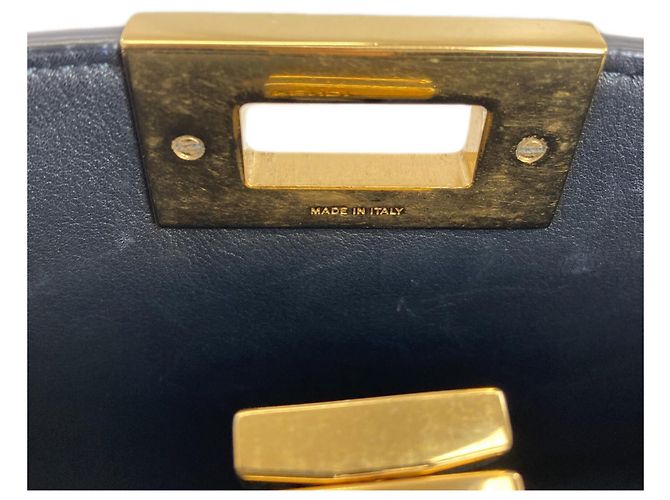 Borsa Fendi Peekaboo Essentially 2-Way Grigio - vista 11