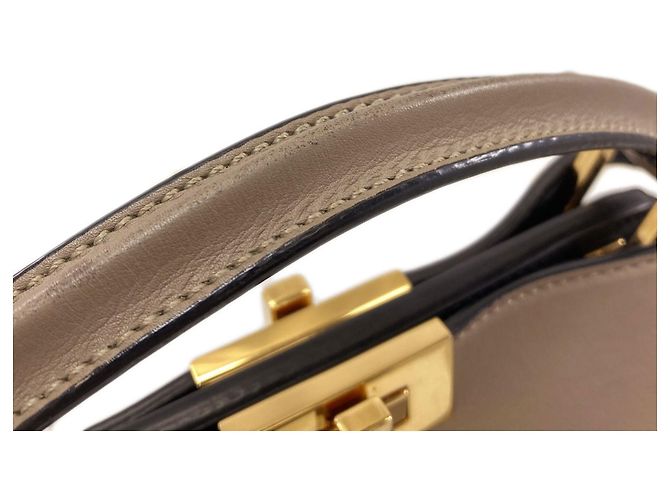 Borsa Fendi Peekaboo Essentially 2-Way Grigio - vista 22