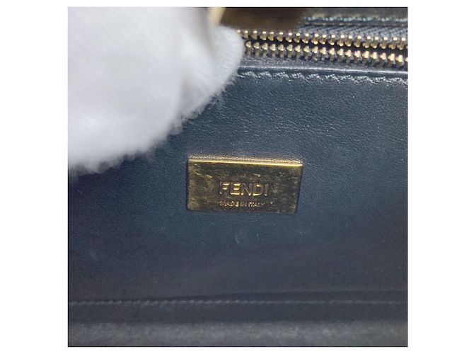 Borsa Fendi Peekaboo Essentially 2-Way Grigio - vista 7
