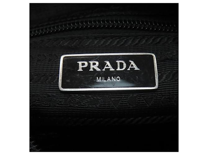 Borsa a tracolla in nylon Prada Nero - vista 6