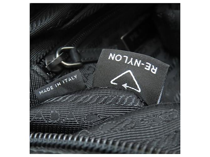 Borsa a tracolla in nylon Prada Nero - vista 8