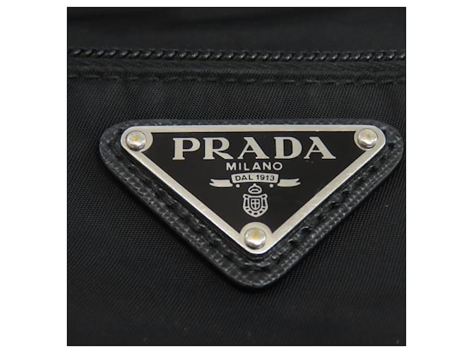 Borsa a tracolla in nylon Prada Nero - vista 9