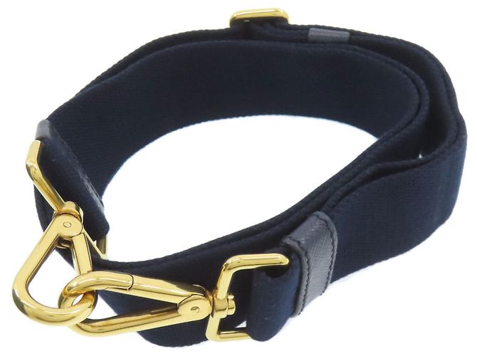 Prada Canapa Mini 2-Way Handtasche Blau - Ansicht 10