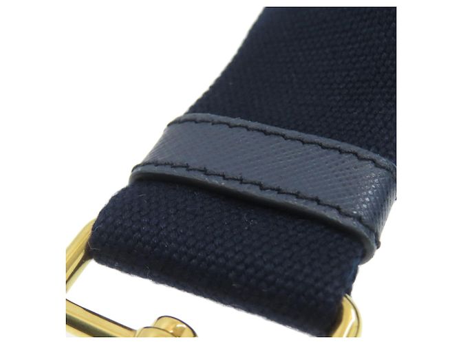 Prada Canapa Mini 2-Way Handtasche Blau - Ansicht 17