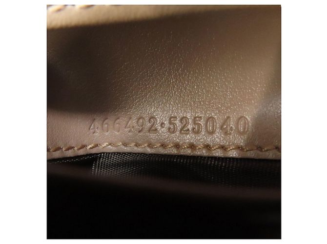 Cartera de dos pliegues Gucci GG Marmont Double G Beige - vista 8